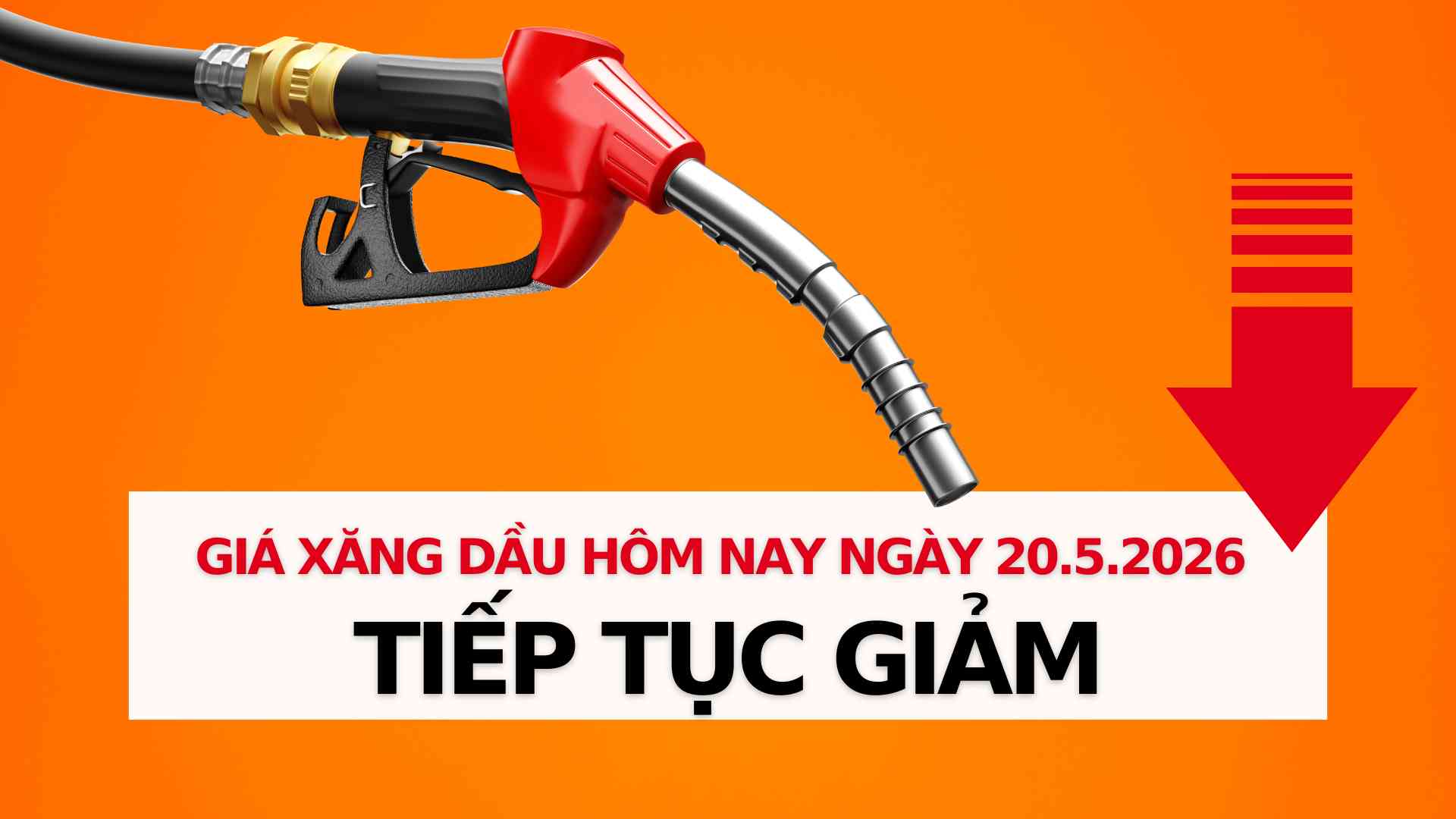 Gasoline and oil prices on May 20th: Continue to decrease. Graphics: Thach Lam