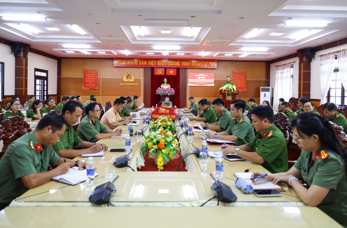 Quang cảnh hội nghị. Ảnh: Công an Cần Thơ