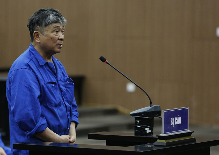 Cấp dưới của cựu Bộ trưởng Nguyễn Thị Kim Tiến - bị cáo Nguyễn Chiến Thắng. Ảnh: Việt Anh