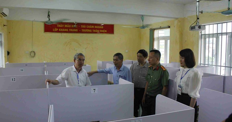 Hưng Yên siết chặt an ninh, ngăn gian lận công nghệ cao kỳ thi vào lớp 10