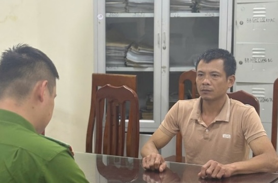 Nguyễn Văn Tuỳ bị khởi tố tội giết người sau vụ bẫy chuột bằng điện. Ảnh: Công an tỉnh Hưng Yên