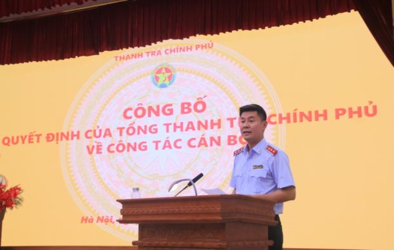 Inspecteur général adjoint du gouvernement Nguyễn Văn Cường. Photo: Inspection gouvernementale