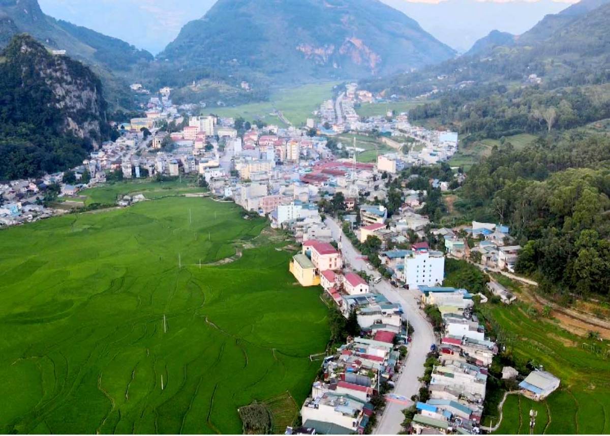 When implementing village arrangement, Dong Van commune (Tuyen Quang) is expected to reduce from 69 villages to about 20 villages. Photo: My Ly/Tuyenquang. gov. vn