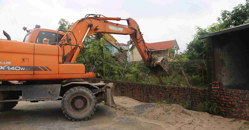 Hưng Yên: Cưỡng chế thu hồi đất làm đường Tân Phúc - Vòng Phan