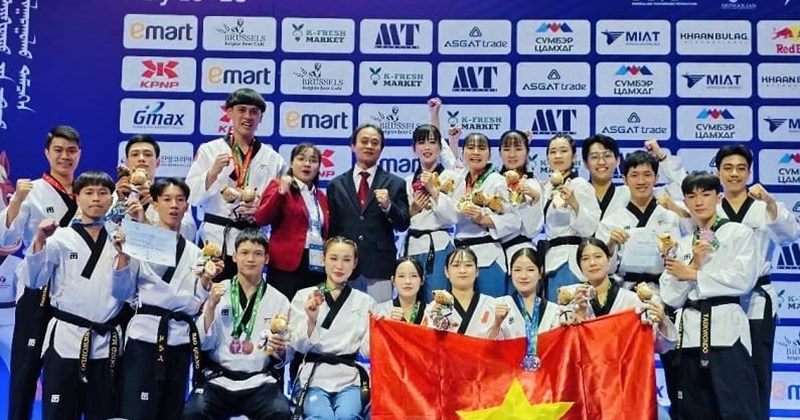 VĐV Taekwondo Việt Nam đoạt 2 HCV tại giải Poomsae châu Á