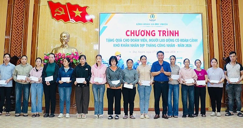 Công đoàn Duy Xuyên, Đà Nẵng chăm lo đoàn viên khó khăn