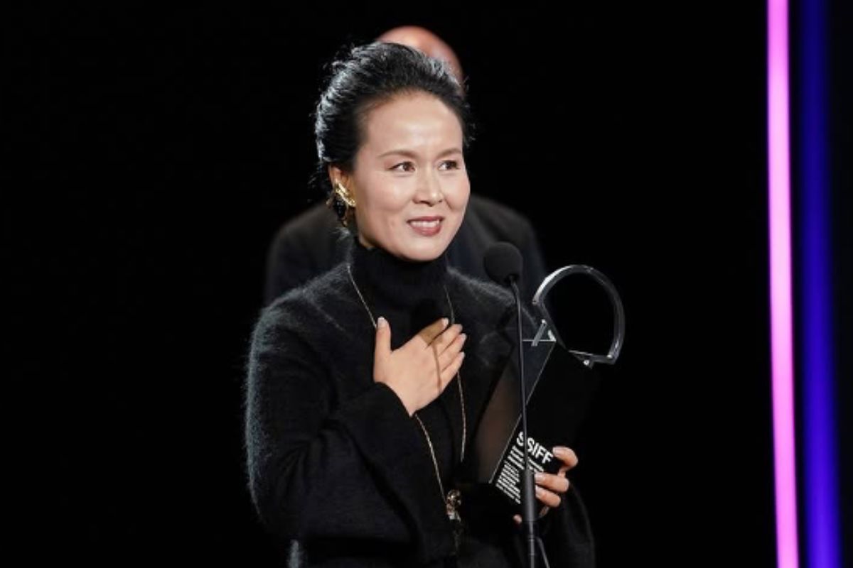 Trieu Tieu Hoang - the female lead of the movie "The Mother from Prison". Photo: Xinhua