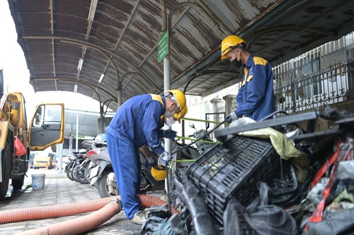 Hanoi deploys a series of flood prevention solutions for the 2026 rainy and storm season. Photo: Dong Toan