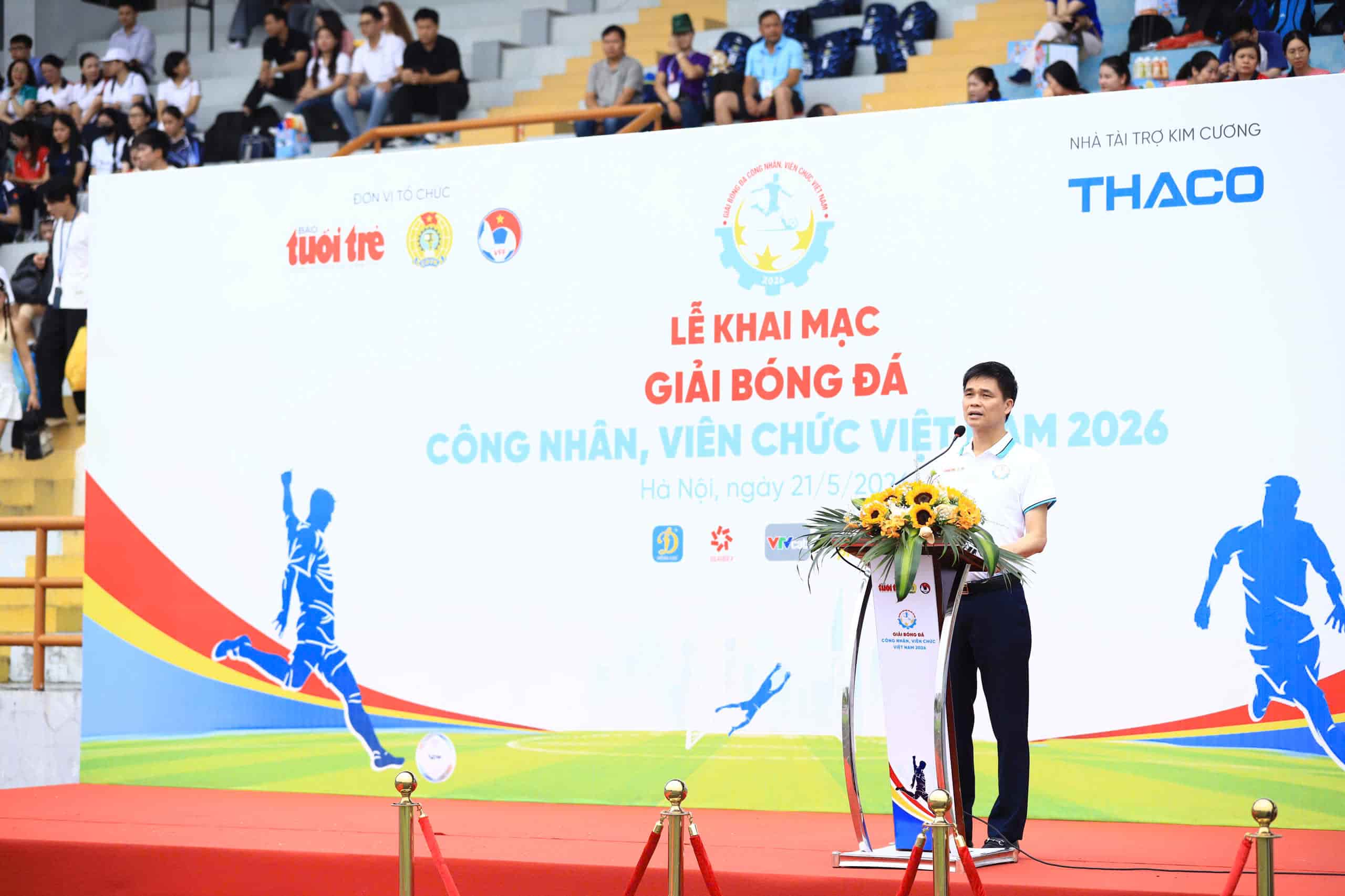 Ông Ngọ Duy Hiểu phát biểu khai mạc. Ảnh: Nam Trần.