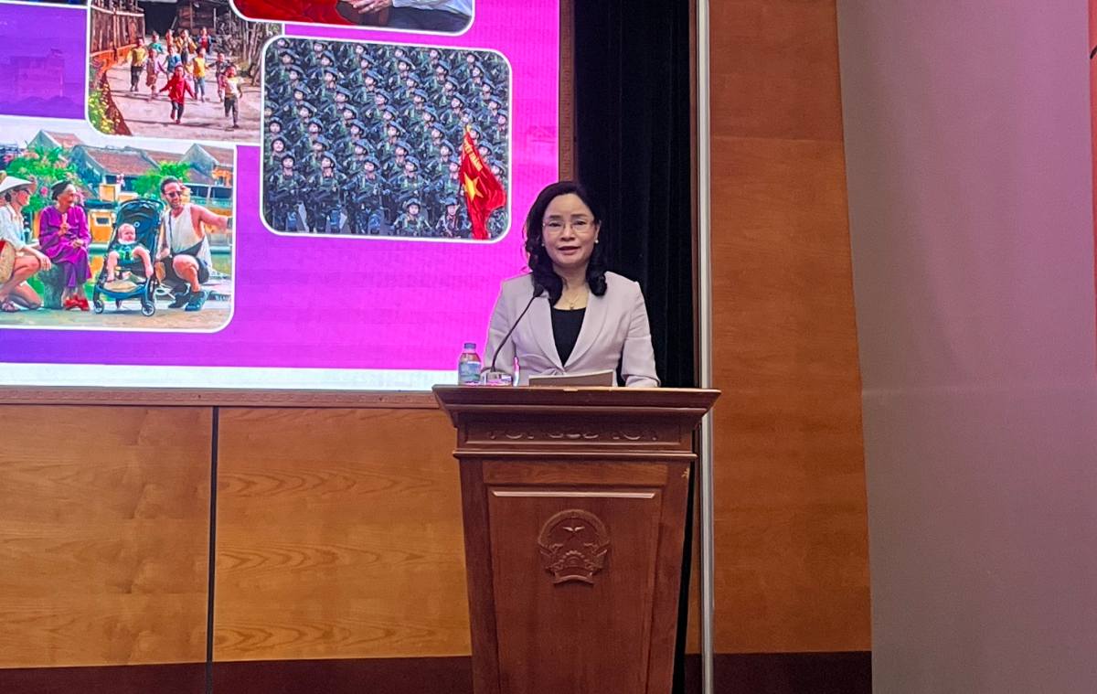 Bà Trịnh Thị Thủy – Thứ trưởng Bộ Văn hóa, Thể thao và Du lịch, Trưởng Ban Tổ chức Giải thưởng