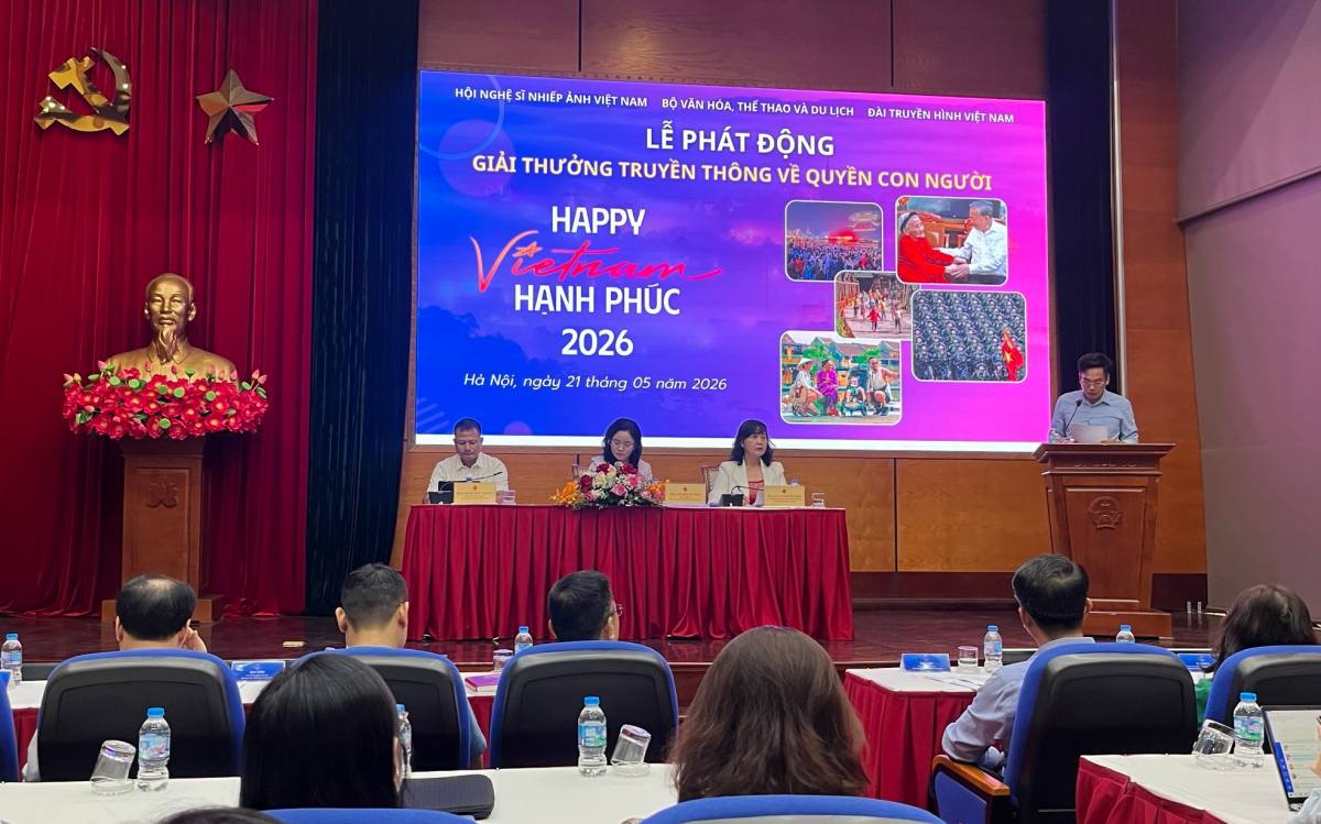 Phát động Giải thưởng Việt Nam hạnh phúc – Happy Vietnam 2026. Ảnh: Chí Long