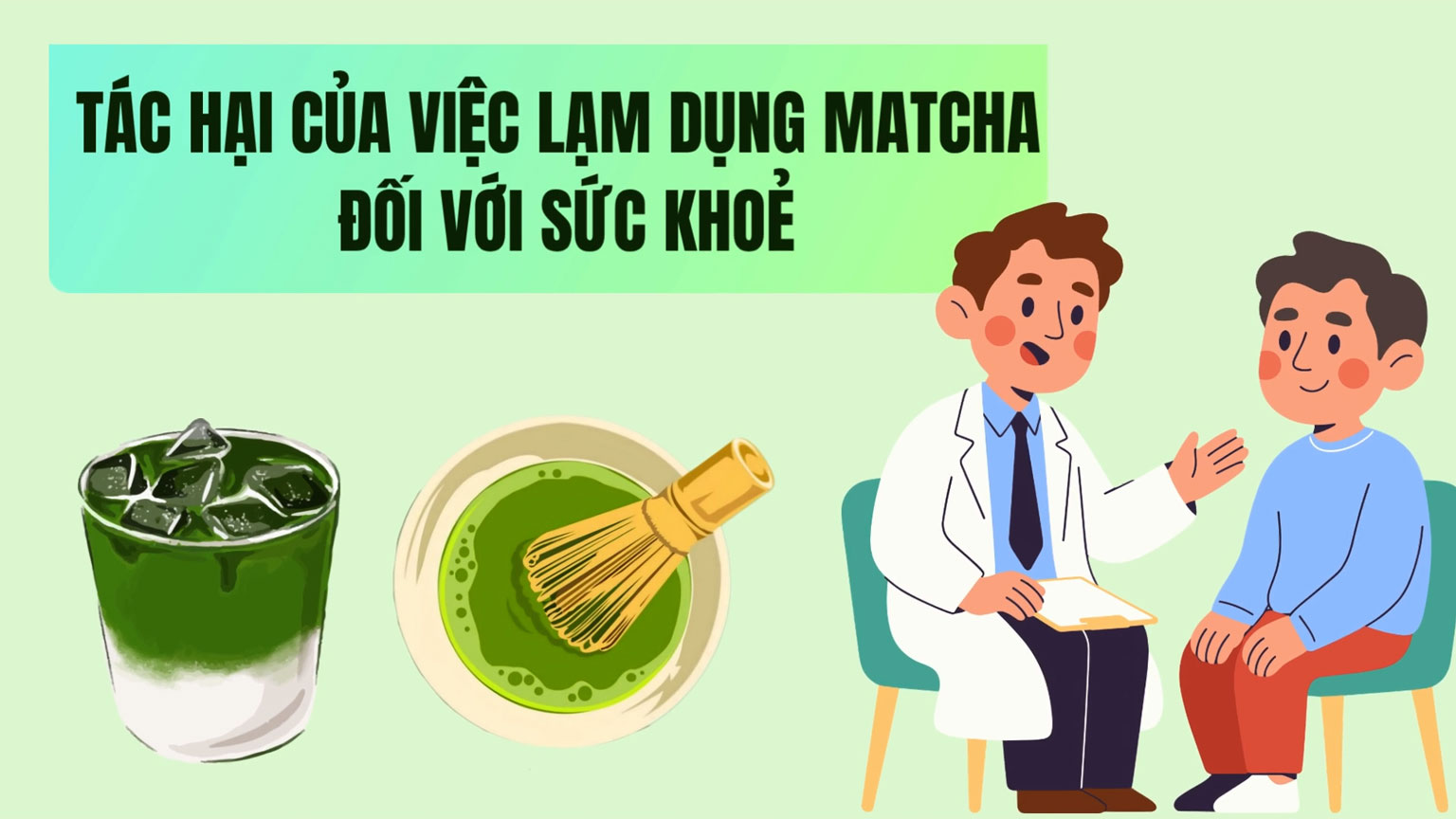 Abusing matcha will affect the iron absorption process in the body.