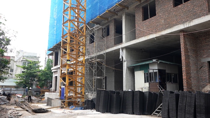 Progress of social housing project worth 1 billion VND in Ngoc Hoi commune, Hanoi