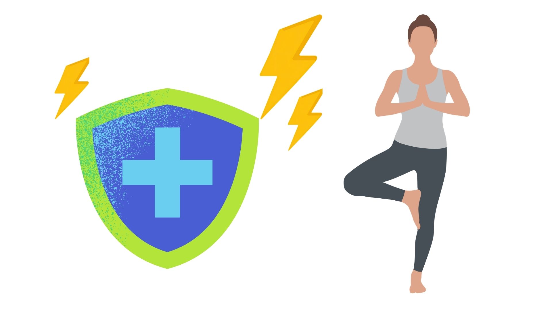 One-legged standing exercise helps increase strength and balance when older. Graphics: Thanh Thanh
