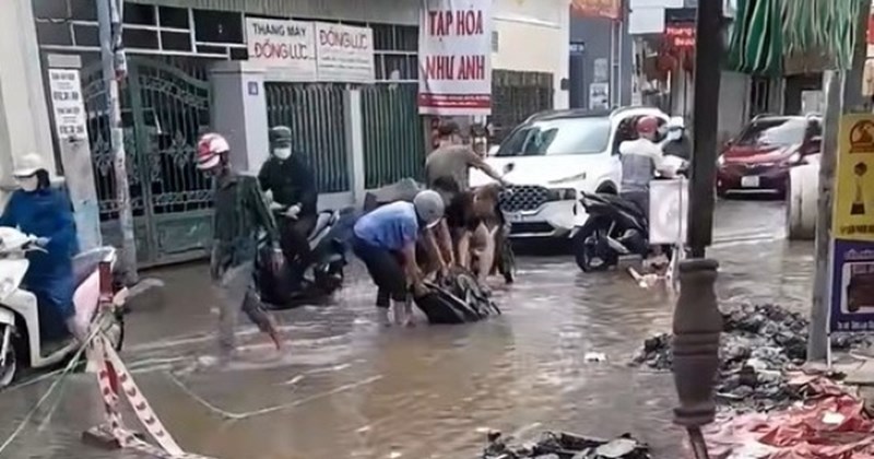Hải Phòng: Nhiều xe sụt hố trên đường thi công, chính quyền chỉ đạo khắc phục