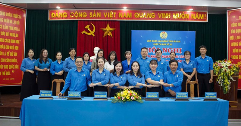 Gia Lai: Công đoàn phường ký kết giao ước thi đua