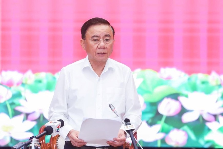 Politburo Member, Standing Secretary of the Secretariat Tran Cam Tu has just signed and issued Plan No. 03-KL/TW of the Politburo. Photo: VNA