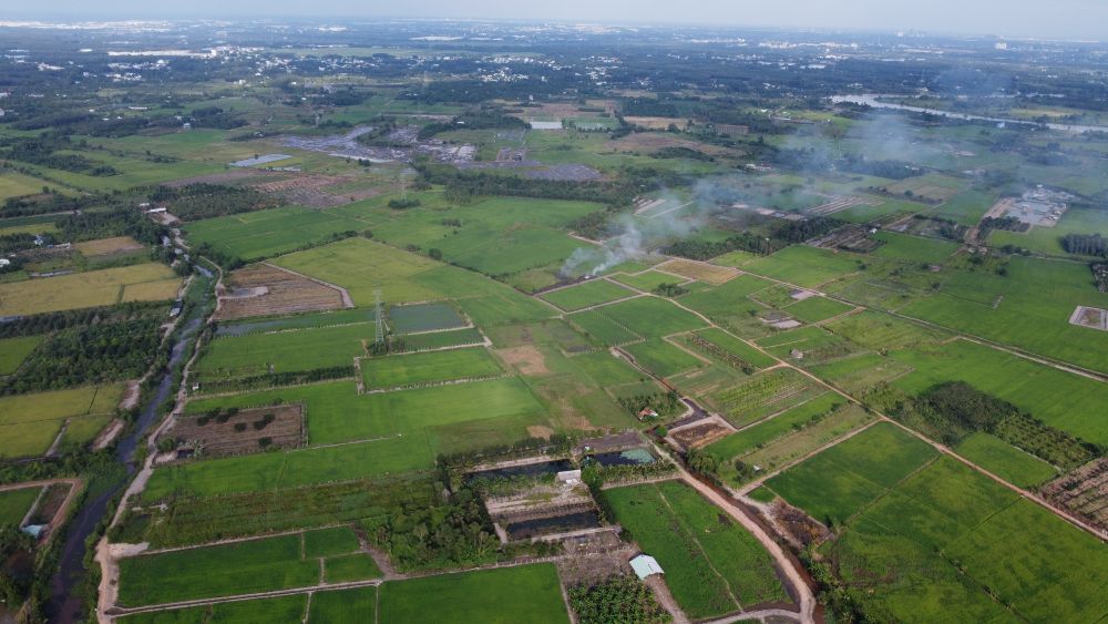 Chính quyền địa phương đang thực hiện lấy ý kiến người dân về quy hoạch dự án. Ảnh: Đình Trọng