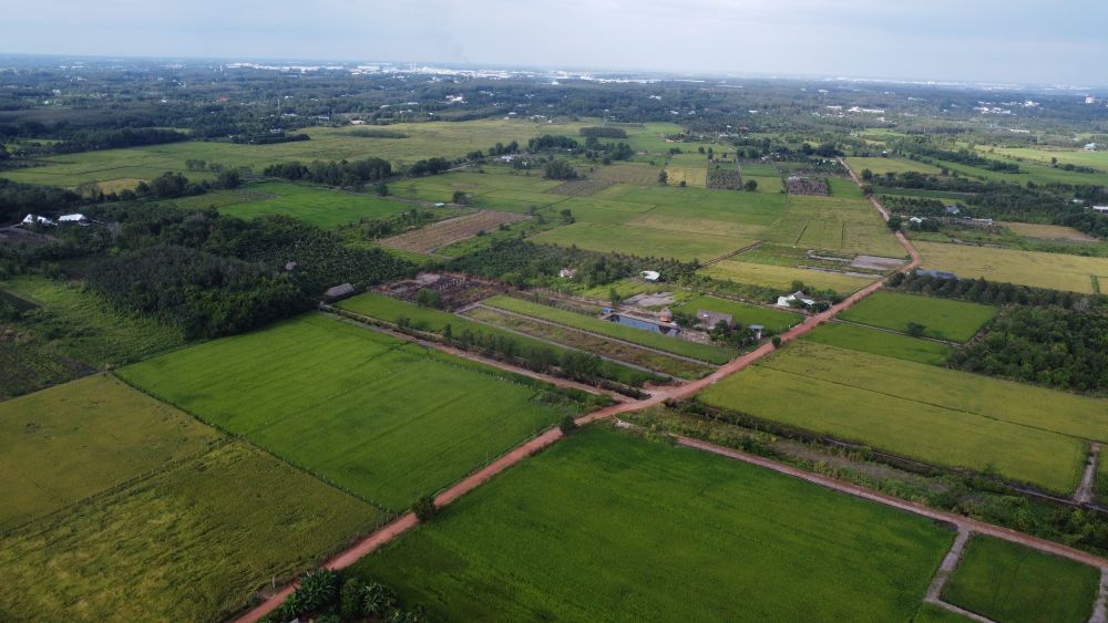 Dự án khu đô thị rộng 268 ha được thực hiện ở phường Phú An và phường Tây Nam. Ảnh: Đình Trọng