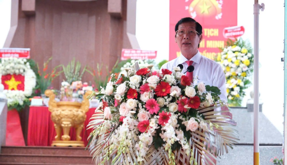 Ông Lê Văn Phước, Phó Chủ tịch UBND tỉnh An Giang phát biểu tại chương trình. Ảnh: