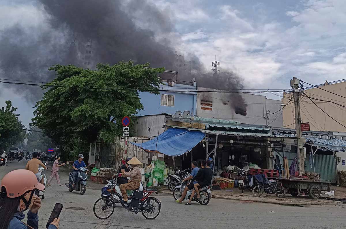 Hiện trường vụ cháy