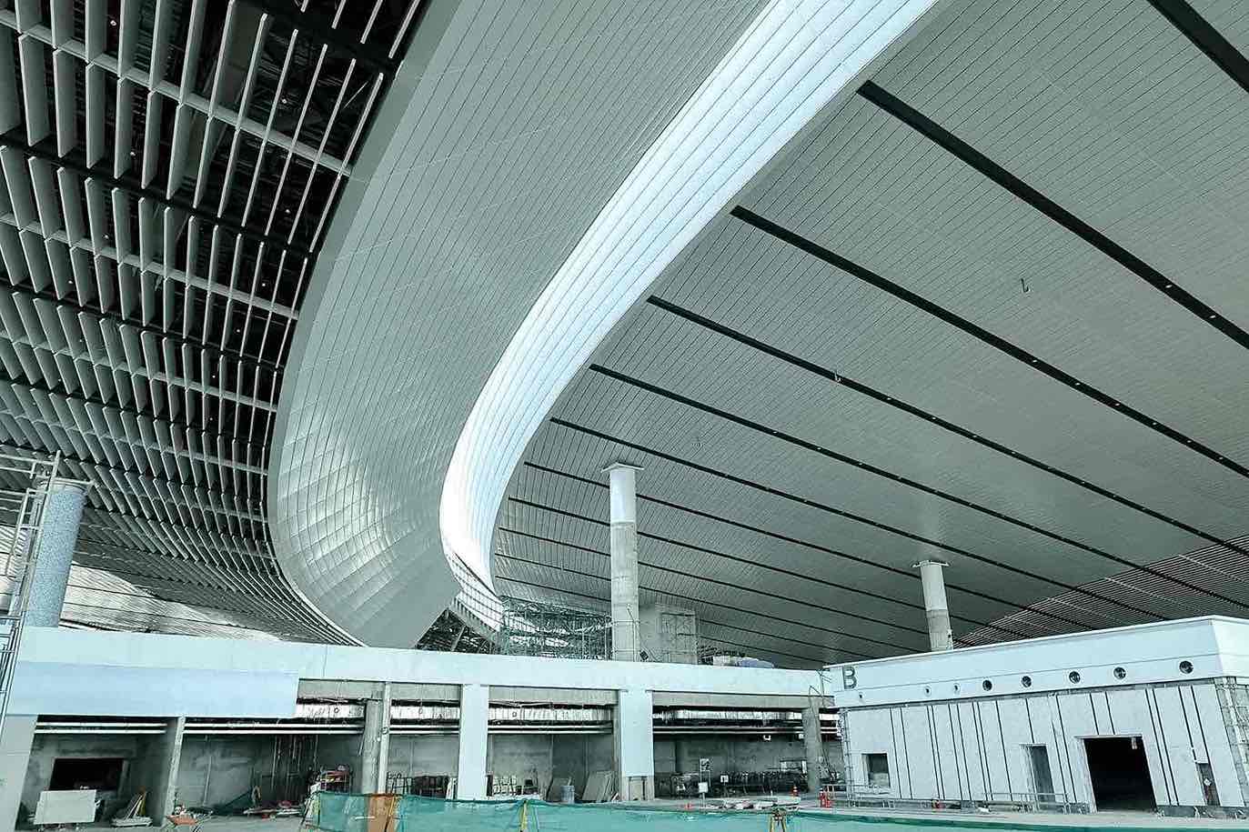 Inside the passenger terminal of Long Thanh airport. Photo: HAC