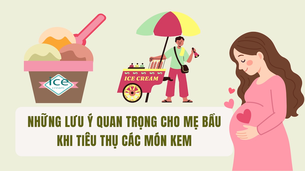Important notes for pregnant mothers when consuming ice cream