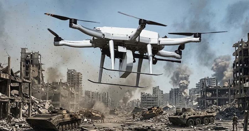 Serbia ra mắt UAV mang súng máy tự động khai hỏa