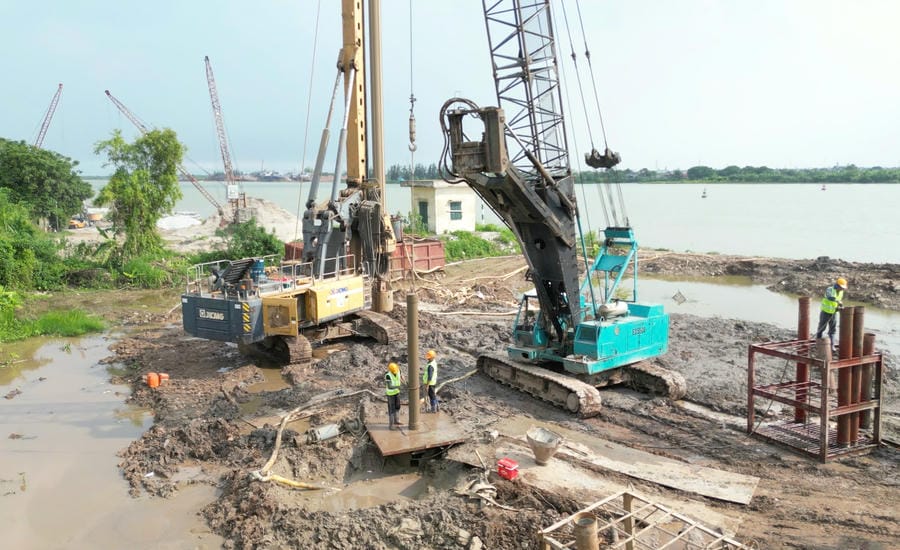 Ninh Binh-Hai Phong expressway project (CT. 08). Photo: Ha Vi