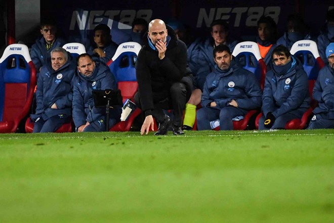 Pep Guardiola cannot add another Premier League title before leaving Man City. Photo: AFP