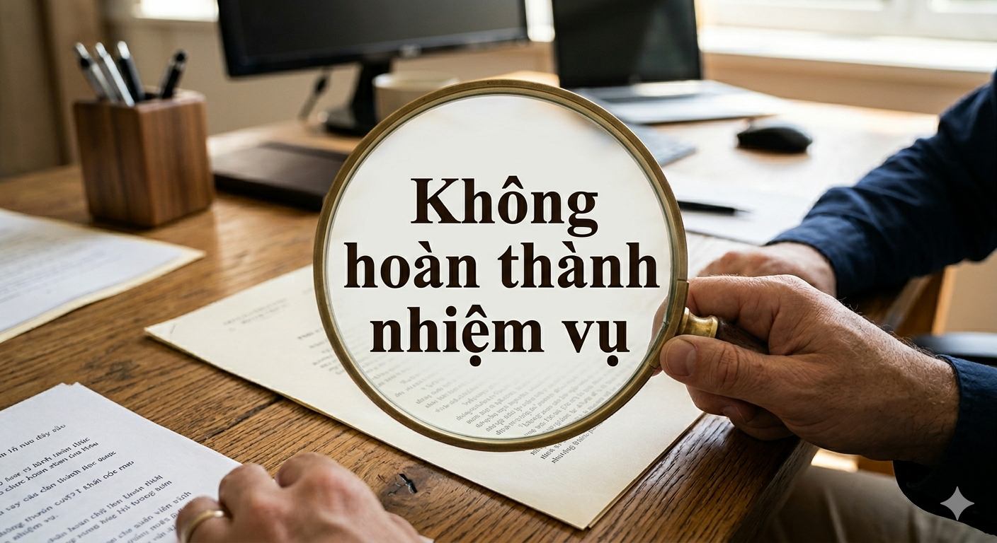 Civil servants who are classified as not completing their tasks are subject to policies specified in the Law on Cadres and Civil Servants in 2025 and Decree No. 170/2025. Photo: AI/Luong Hanh