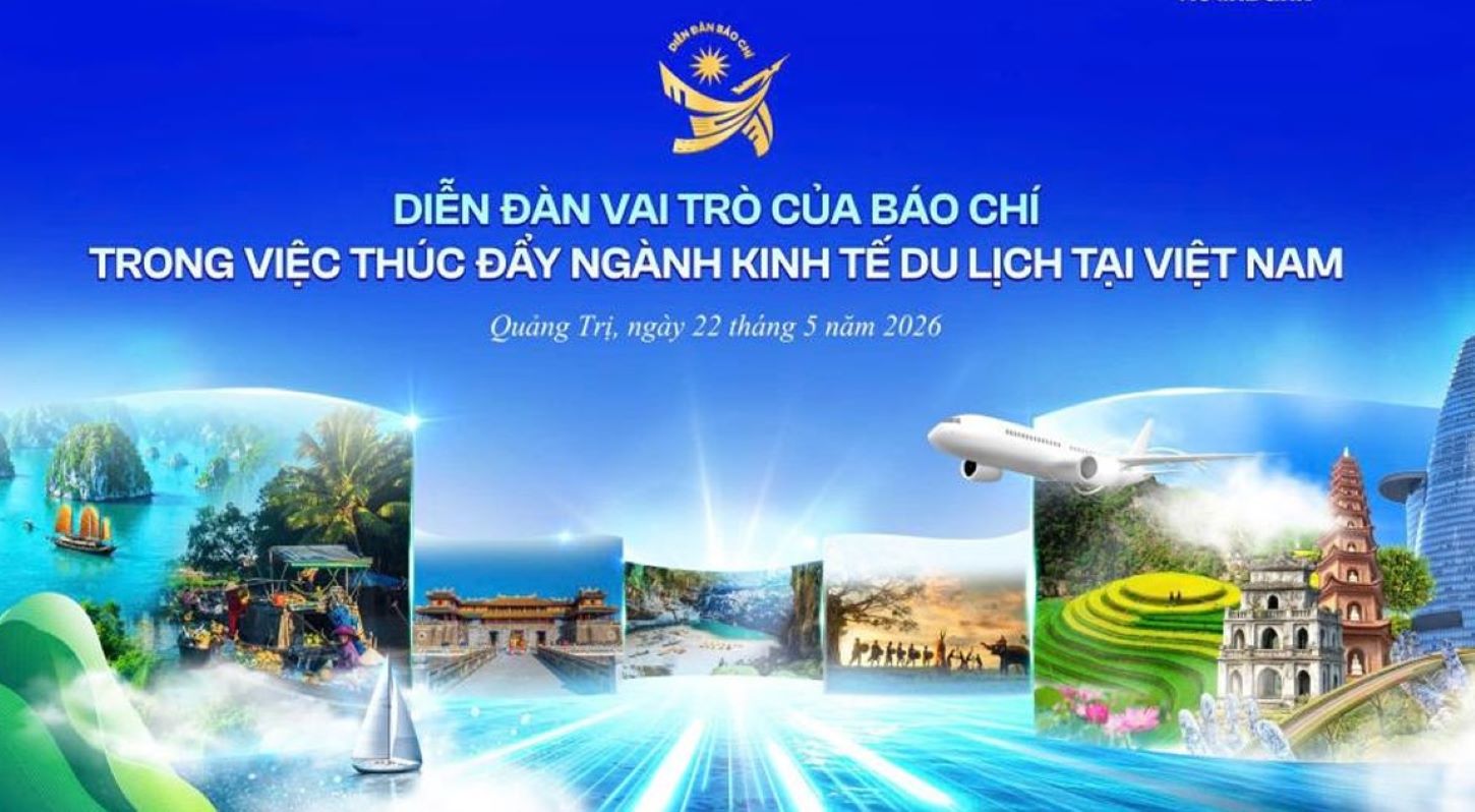 The forum "The role of the press in promoting the tourism economy in Vietnam in 2026" will be held on the afternoon of May 22. Photo: Organizing Committee
