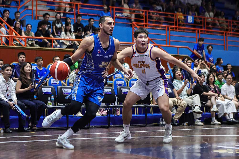 Hanoi Buffaloes show off a flexible and beautiful playing style right in the opening match of VBA 2026. Photo: VBA