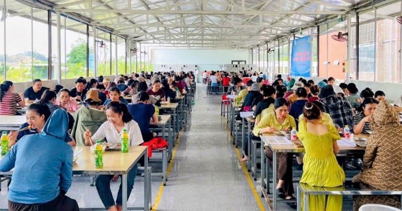 Đông A - Decal Hà Nội chăm lo bữa ăn cho công nhân mùa hè