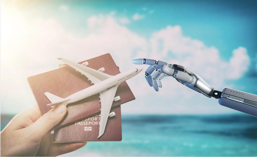 The development of AI is helping to elevate the travel experience of tourists around the world. Graphics: Anh Vu