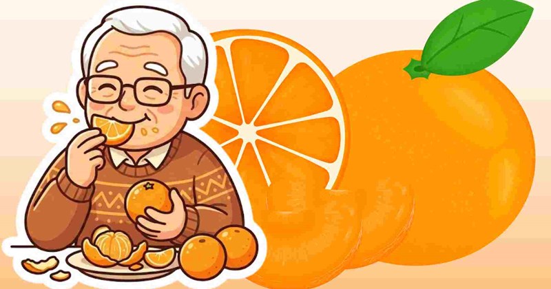 Cách ăn cam phù hợp cho người cao tuổi