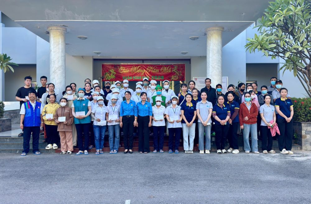 Công đoàn xã Hàm Liêm có nhiều công đoàn cơ sở tại KCN Phan Thiết. Ảnh: Duy Tuấn