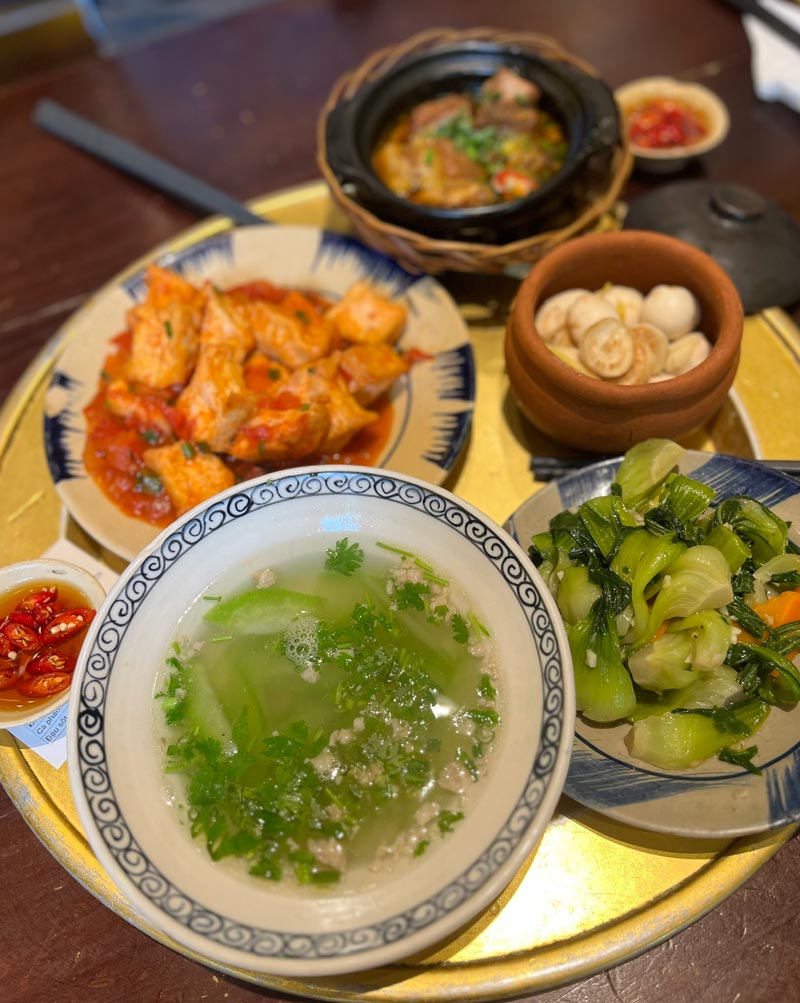 Northern-style family meal on a summer day. Photo: Thanh Son