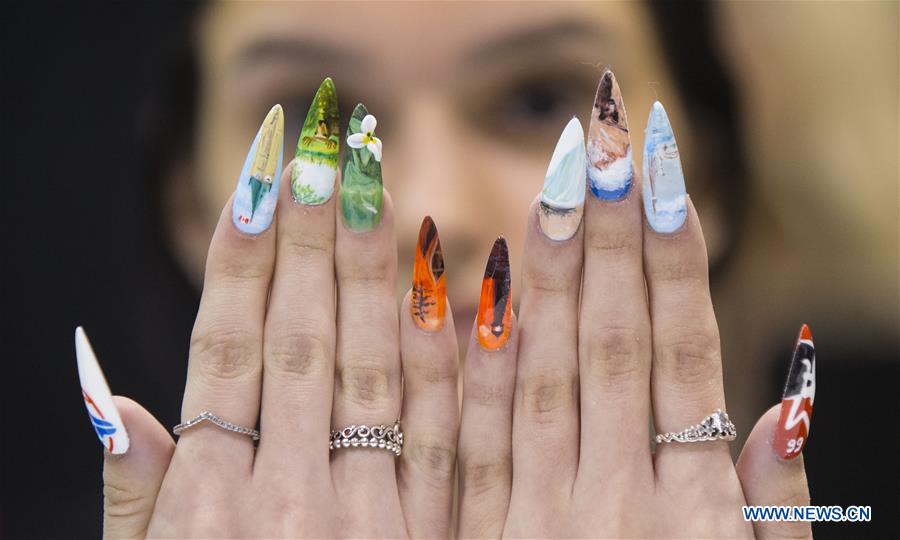 Elaborate nail sets were once an indispensable highlight in the beauty trend of young people. Photo: Xinhua