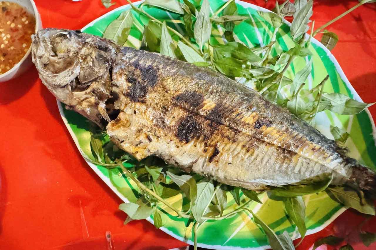 Cá hồng nướng