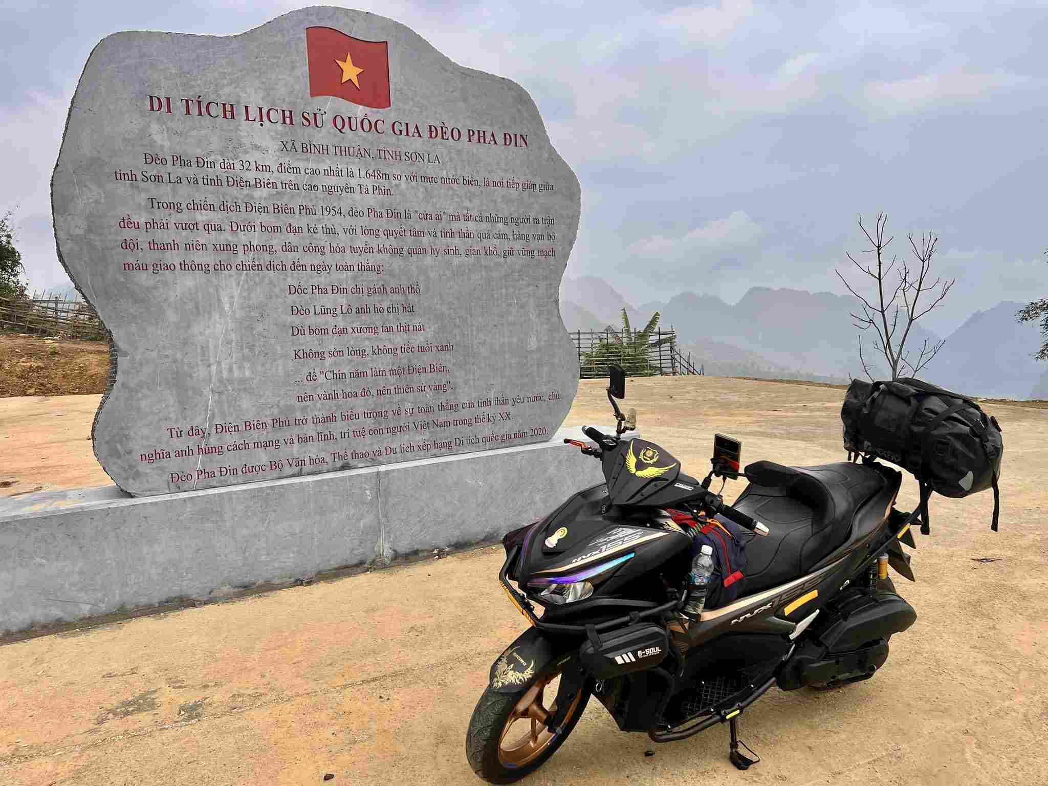 Chiếc xe đã đồng hành cùng ông đến nhiều nơi. Ảnh: Nhân vật cung cấp