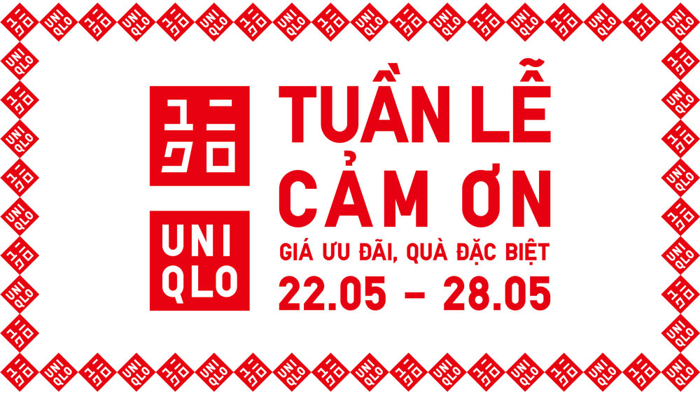 UNIQLO launches Thanksgiving Week from May 22nd to May 28th. Photo: Provided by DN