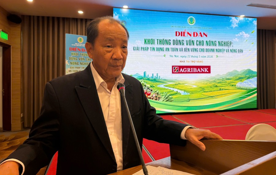 Ông Hồ Xuân Hùng - Chủ tịch Tổng Hội Nông nghiệp và Phát triển nông thôn Việt Nam. Ảnh: Thanh Thủy.