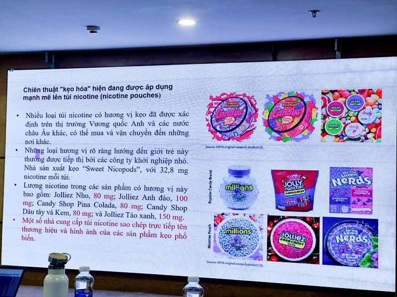 Tiếp thị thuốc lá “ngụy trang” ngày càng tinh vi, đột lốt kẹo, game... Ảnh: Anh Đức