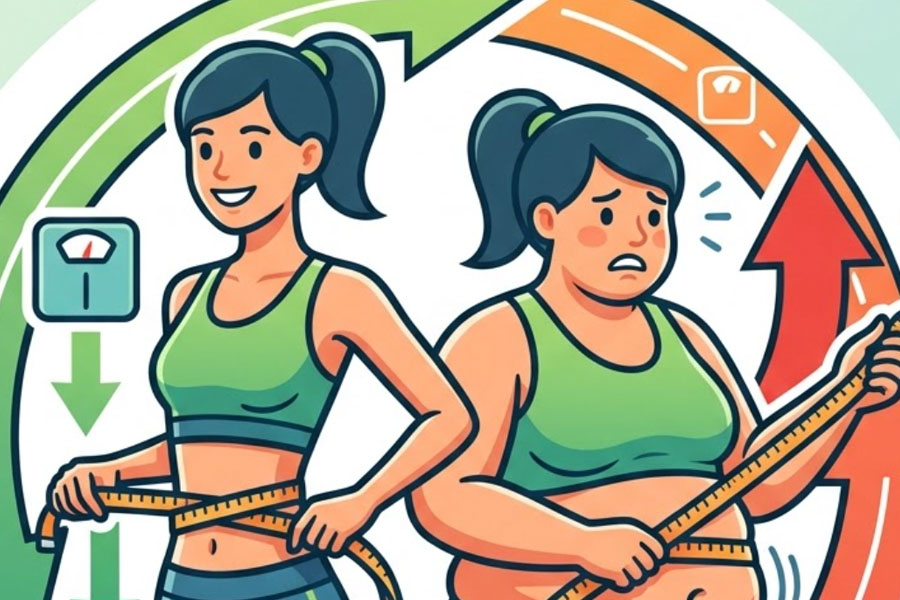 Rapid weight loss can cause many people to gain weight again. Graphics: Thien Nhan