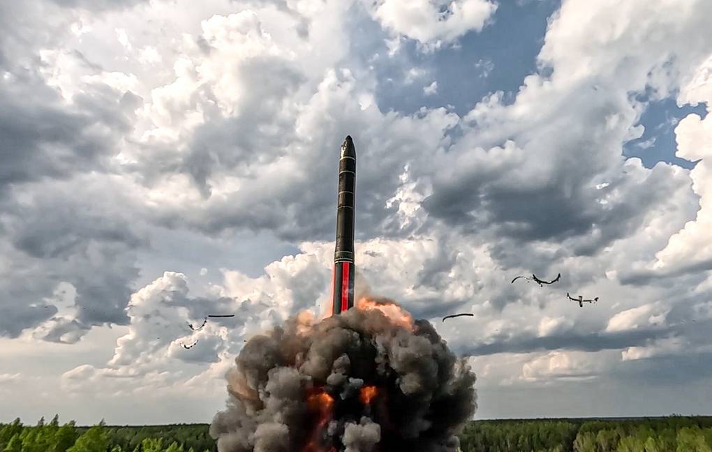 Mr. Putin praised Belarus's coordination capacity in the joint nuclear weapons exercise. Photo: TASS