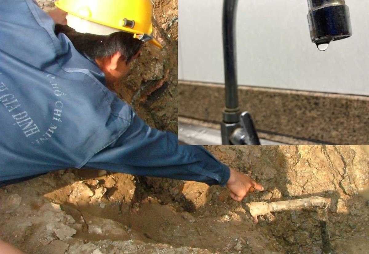 TPHCM cúp nước một số nơi trong ngày 23 và 24.5. Ảnh: Huyền Trân