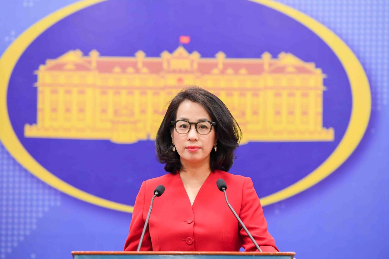 Spokesperson of the Vietnamese Ministry of Foreign Affairs Pham Thu Hang. Photo: Ministry of Foreign Affairs