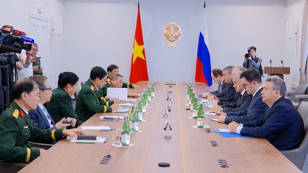 Quang cảnh cuộc hội kiến. Ảnh: Thu Trang