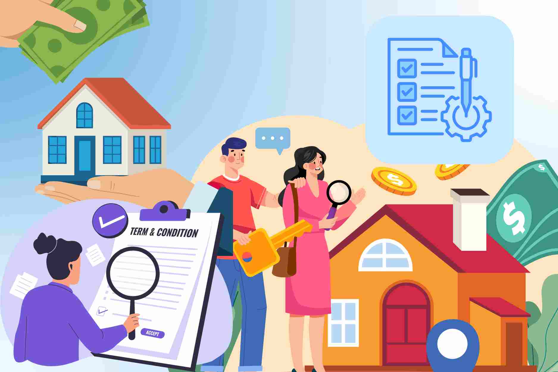 Guidance on determining conditions for not having a house to buy social housing